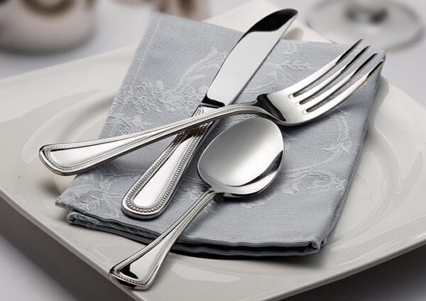 12 Deluxe Pearl Teaspoons, 0036-01, Winco - Image 2