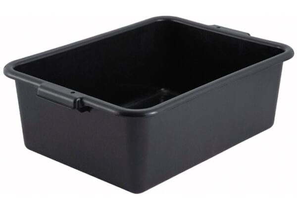 7″ Dish Box,Black,Standard Weight, PL-7K, Winco