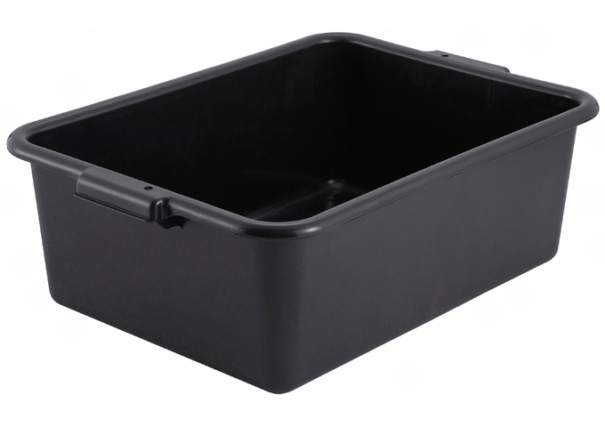 7″ Dish Box,Black,Standard Weight, PL-7K, Winco