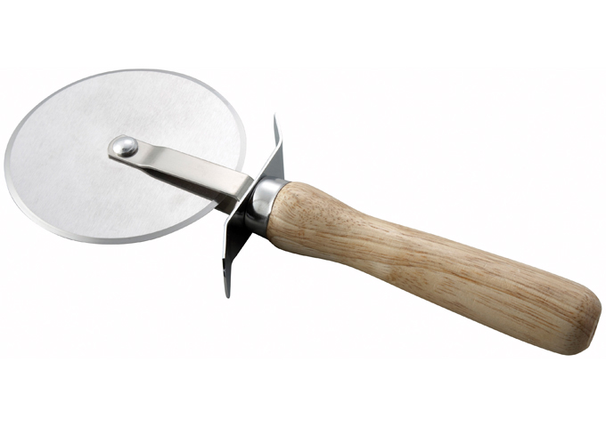 4″ Pizza Cutter with Wooden Handle, PWC-4, Winco