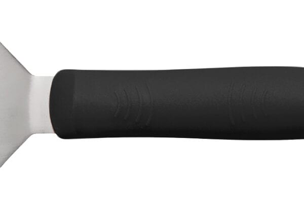 Pizza Server, Black Polypropylene Handle, 6-7/8″ x 5-7/8″ Blade, TKP-62, Winco - Image 2