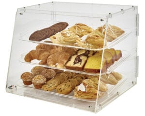 Acrylic Display Case 3 Shelves, ADC-3, Winco