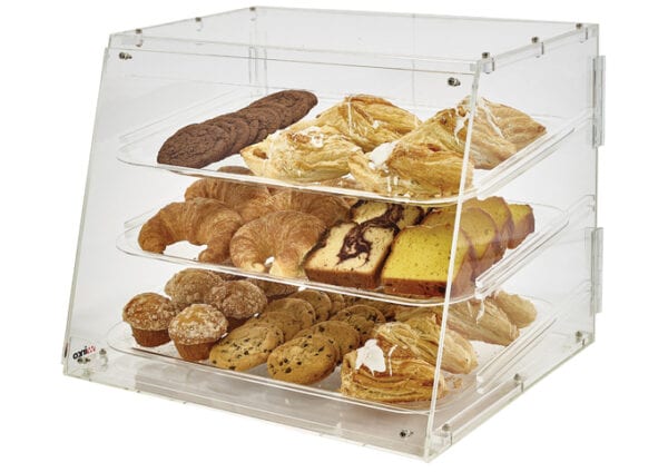 Acrylic Display Case 3 Shelves, ADC-3, Winco