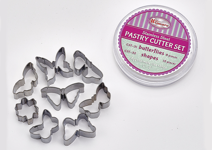 Cookie Cutter Set, Butterflies CST-31 Winco