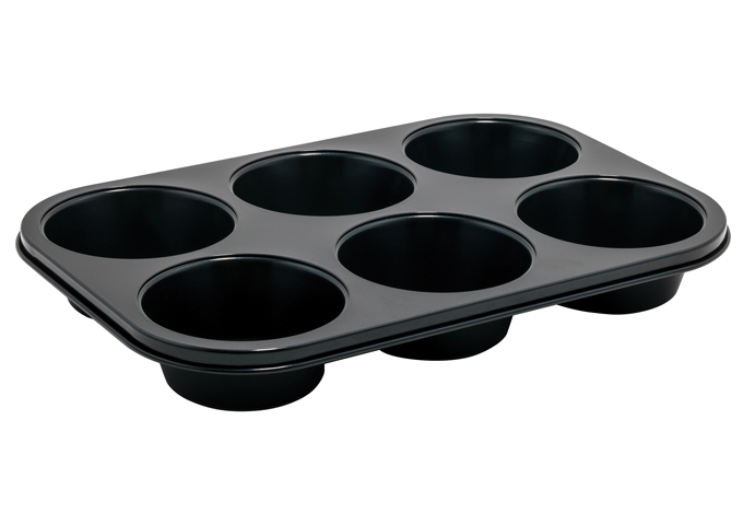 6 Cup Jumbo Muffin Pan AMF-6NS Winco - Rose Kitchen