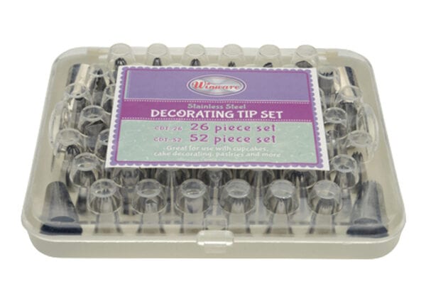 Cake Decorating Set, 26 Tips CDT-26 Winco - Image 2