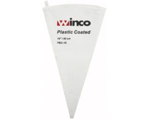 Pastry Bag, Cotton with Plastic Coating 16" PBC-16 Winco