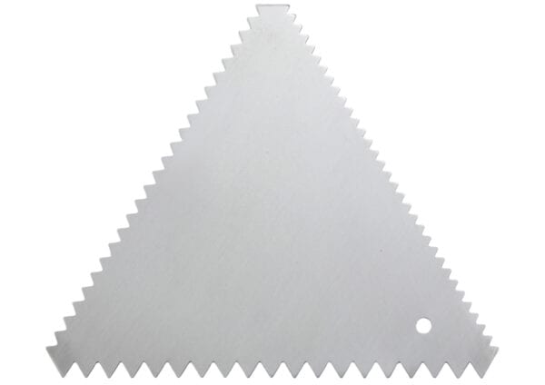 Cake Decorating Combs, Triangle SDC-6 Winco