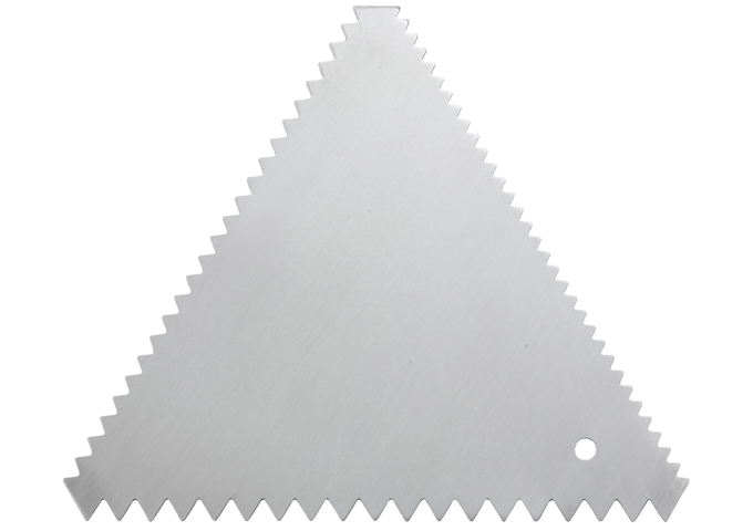 Cake Decorating Combs, Triangle SDC-6 Winco