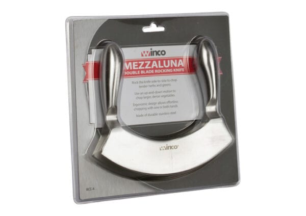 Double Blade Mezzaluna Knife KCC-4 Winco - Image 2
