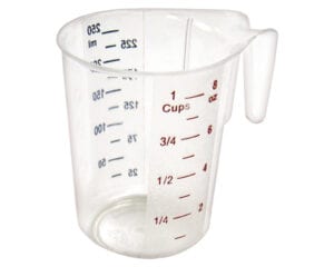 Polycarbonate Measuring Cup, 1 Cup, PMCP-25, Winco