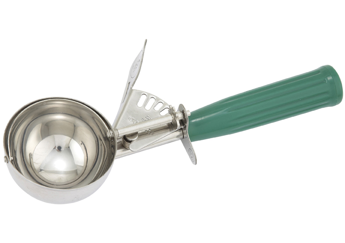 Ice Cream Disher, Plastic Handle 3 1/4 oz,1 5/8" Diameter ICD-12 Winco