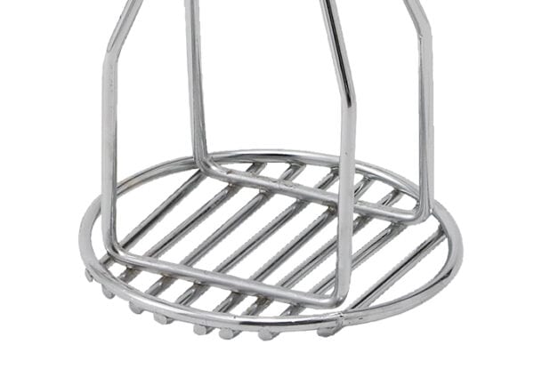 4" Round Potato Masher with Plastic Handle, PTMP-18R, Winco - Image 2