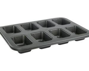8-Cup Mini Loaf Pan, Non-Stick, Carbon Steel, HLF-8MN Winco