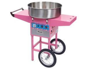 Show Time Cotton Candy Machine with Cart, CCM-28M, WInco