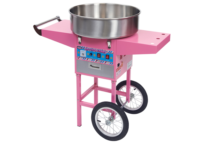 Show Time Cotton Candy Machine with Cart, CCM-28M, WInco