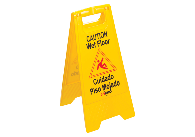 Wet Floor Caution Sign, WCS-25, Winco
