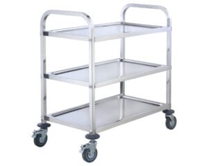 Stainless Steel Trolley, 3 Tiers, SUC-30, Winco