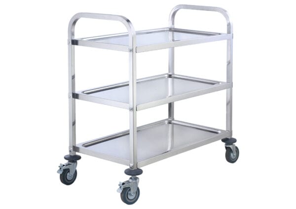 Stainless Steel Trolley, 3 Tiers, SUC-30, Winco