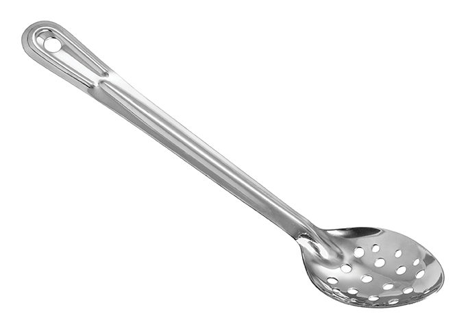 Basting Spoon, Stainless Steel, 1.2mm Perforated, BSPT-13, Winco