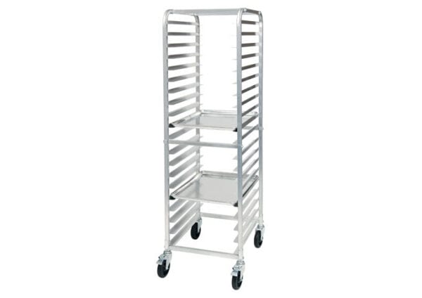 20-Tier End-Load Sheet Pan Rack with Brakes Full Height, AWRK-20, Winco - Image 2
