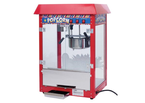 Showtime Electric Popcorn Popper, Red, POP-8R, Winco - Image 2