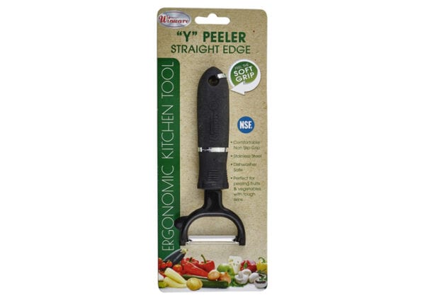 Straight Edge “Y” Peeler, Soft Grip Handle, VP-300, Winco - Image 4