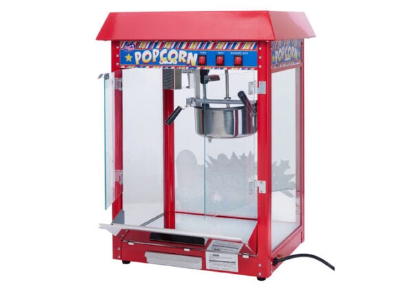 Showtime Electric Popcorn Popper, Red, POP-8R, Winco - Image 3