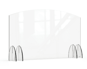 Acrylic Sneeze Guard 48 x 8 x 28 in