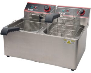 Electric Twin Well Deep Fryer, EFT-32, Winco