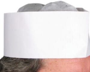 3″H Disposable Chef Hats, 100-Pieces/Box, DCH-3, Winco