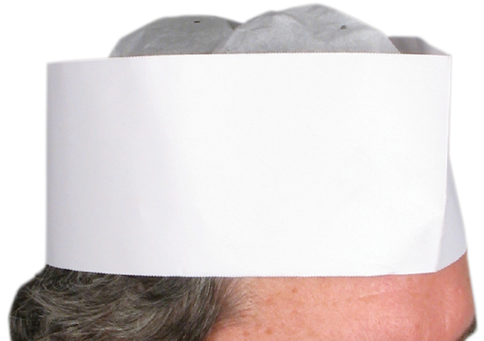 3″H Disposable Chef Hats, 100-Pieces/Box, DCH-3, Winco