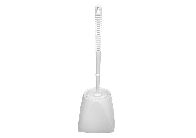 Toilet Bowl Brush with Caddy, BR-15SET, Winco