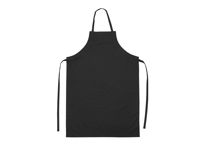 Dishwashing Apron, 25.5”x 40”, Lightweight, Black, BAW-2540BK, Winco