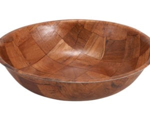 Salad Bowl, Wooden 8", WWB-8, Winco