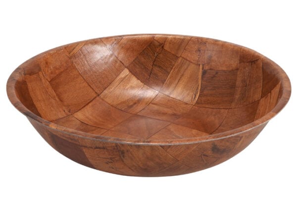 Salad Bowl, Wooden 8", WWB-8, Winco