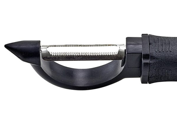 Serrated Edge Straight Peeler, Soft Grip Handle, VP-304, Winco - Image 3