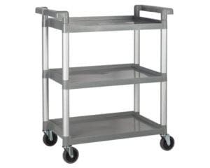 Utility Cart, 3 Tiers, Gray, UC-2415G, Winco