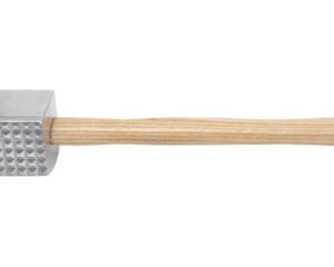 2-Sided Meat Tenderizer, Aluminum with Wooden Handle, MT-4, Winco