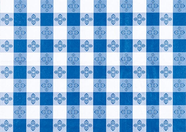 Plastic checkered tablecloth - Image 3