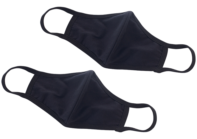 Reusable Face Mask, 2 Pack, Cotton, MSK-1KML, Winco