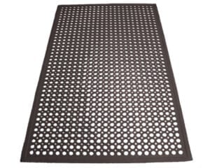 Rubber Floor Mats, Beveled Edge, Winco RBM-35K