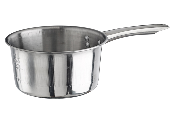 2 Quart Stainless Steel Sauce Pan, Mirror Finish, Winco SAP-2