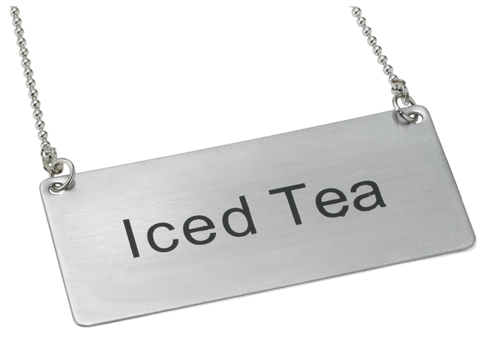 Chain Sign, Stainless Steel