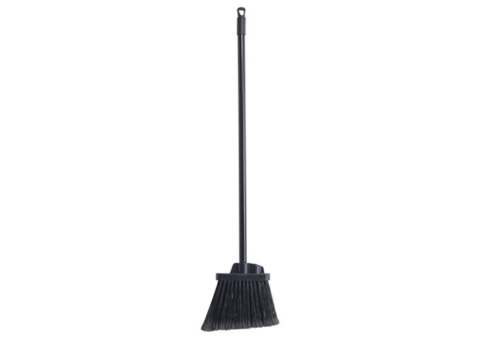 Lobby Broom with 30″L Handle, Flagged, Medium-Duty, Winco, BRF-6K-H