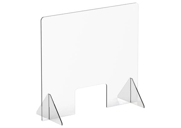 Countertop Safety Shield 36"w with windows