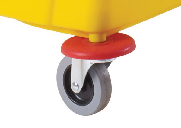 26 Quart Mop Bucket with Side-Press Wringer, Yellow - Image 3